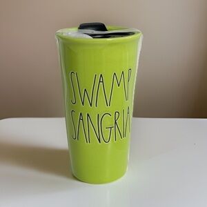Rae Dunn “Swamp Sangria” Ceramic Travel Mug/Tumbler - Brand New!